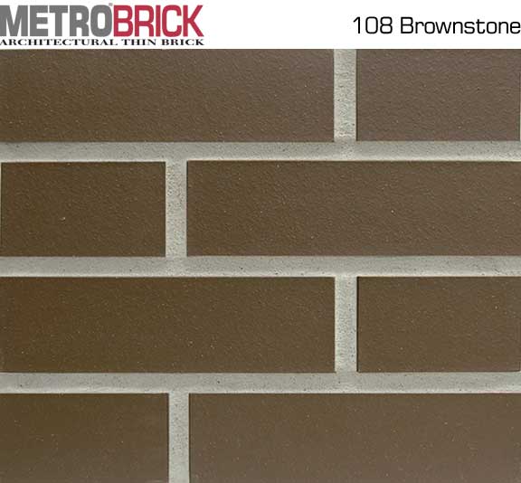 Metro® Brick 108 Brownstone