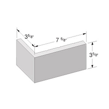 Closure Corner 3 5/8" x 3 5/8" x 7 5/8"