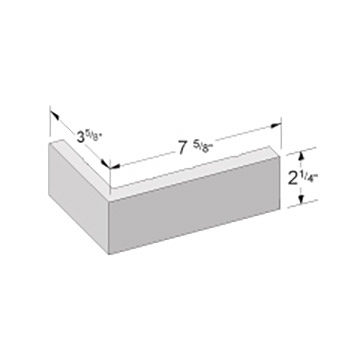 Modular Corner 2 1/4" x 3 5/8" x 7 5/8"