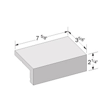 Modular Edge Cap 2 1/4" x 3 5/8" x 7 5/8"