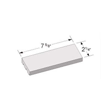 Modular 2 1/4" x 7 5/8"