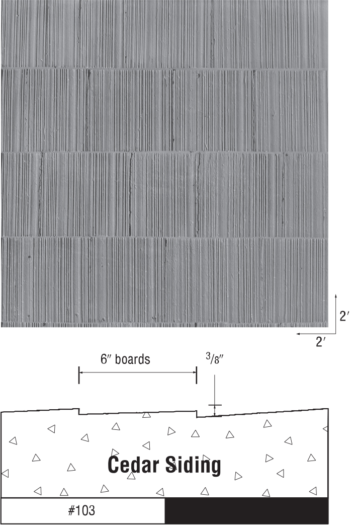 texture-103 Cedar Siding