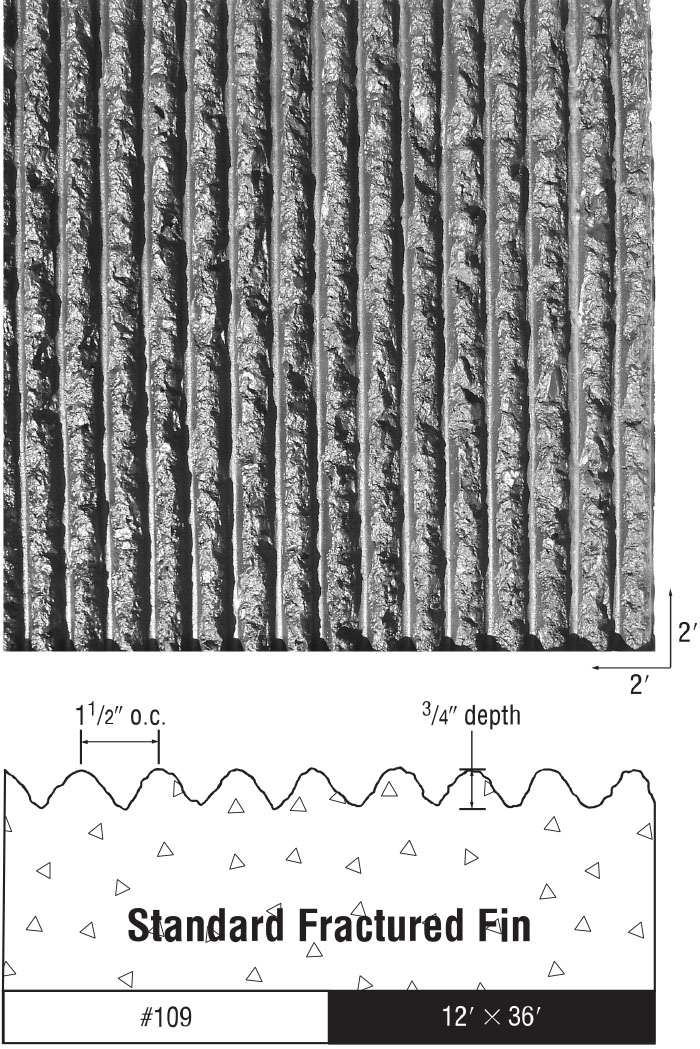 Texture One Sheets - Standard Fractured Fin