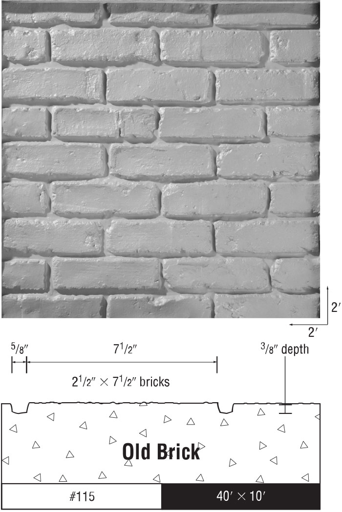 Texture One Sheets - Old Brick