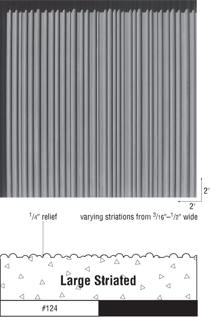 Texture One Sheet - Large Striated