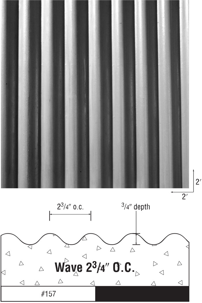 Texture One Sheets - Wave 2-3/4 O.C.