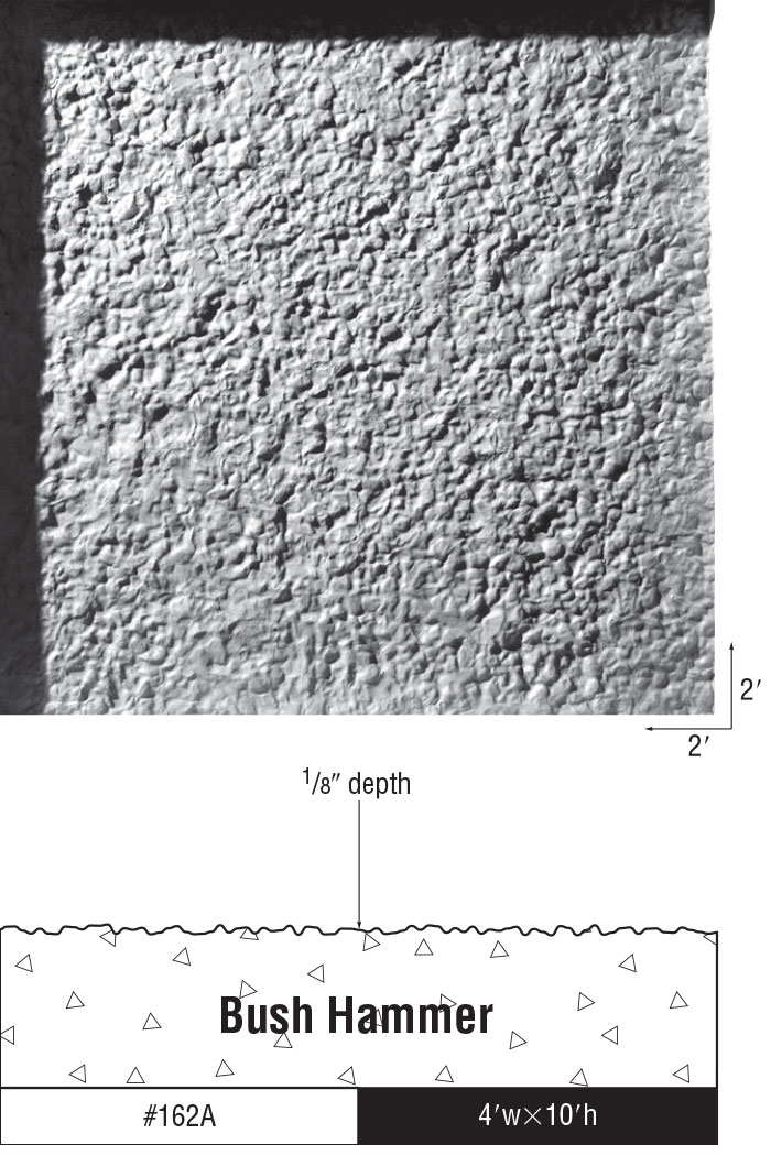 Texture One Sheets - Bush Hammer