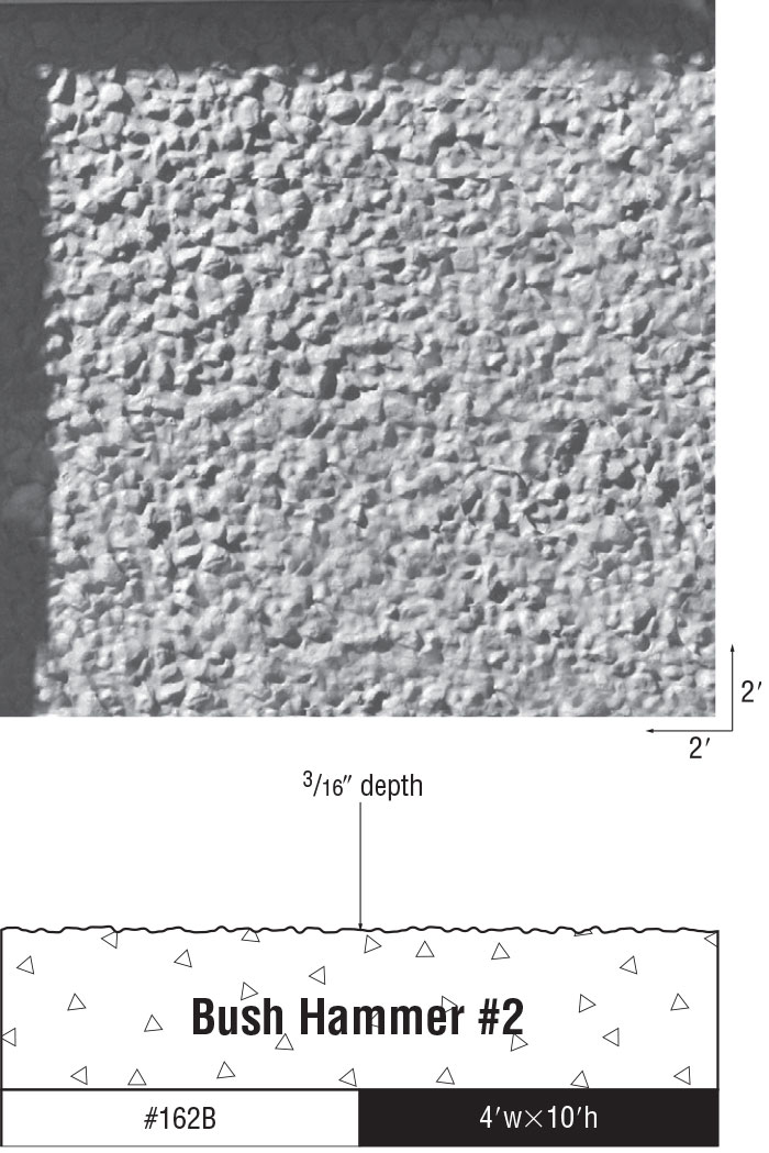 Texture One Sheets - Bush Hammer 2