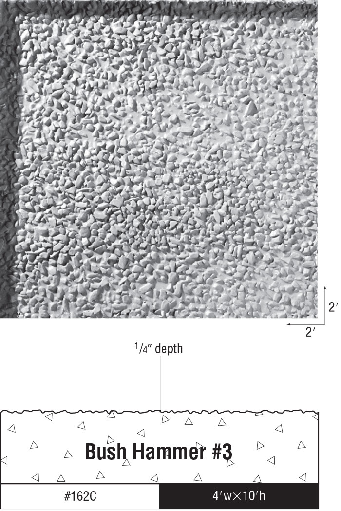 Texture One Sheets - Bush Hammer 3