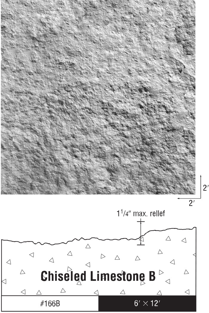 Texture One Sheets - Chiseled Limestone B