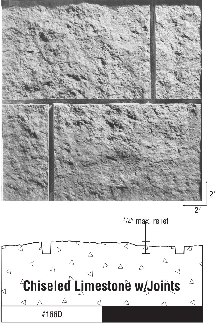 Texture One Sheets - Chiseled Limestone w/Joints