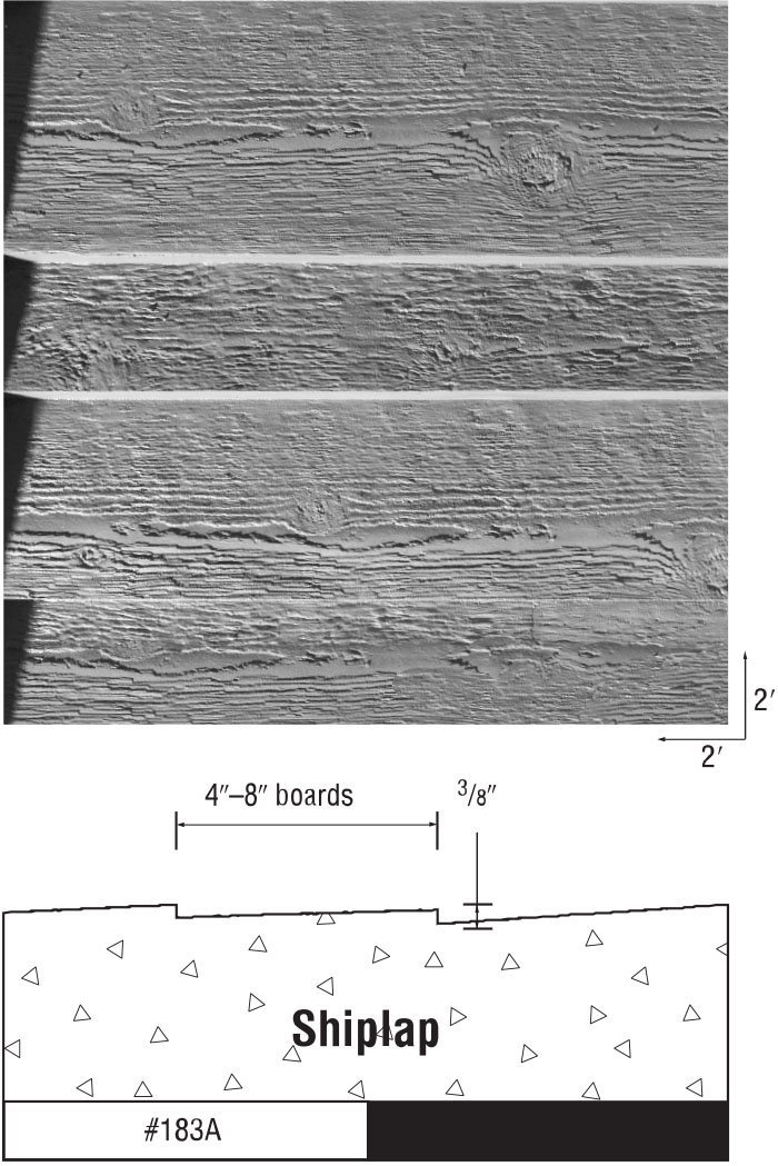 Texture One Sheets - Shiplap