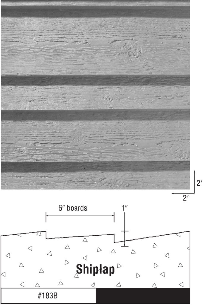 #183B Smooth Shiplap Smooth - Scott System