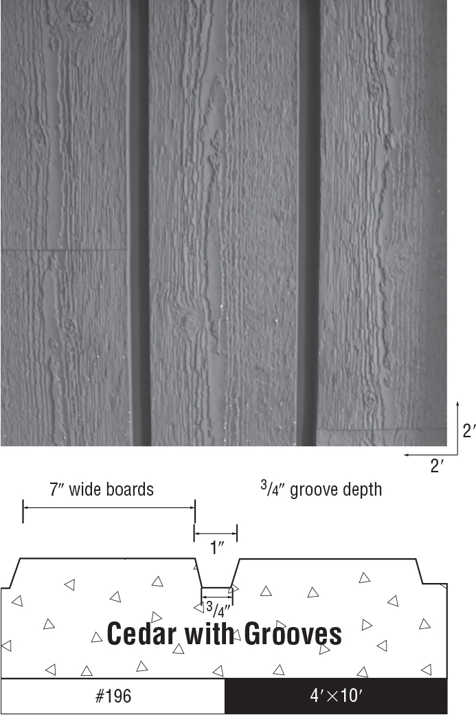 texture-196 Cedar w/Grooves