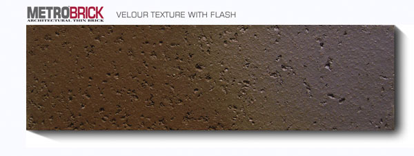 Metro® Brick Vellur Texture with Flash