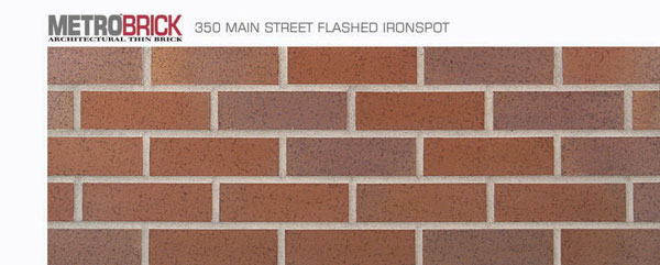 Metro® Brick X35 Main Street Flashed with Ironspot