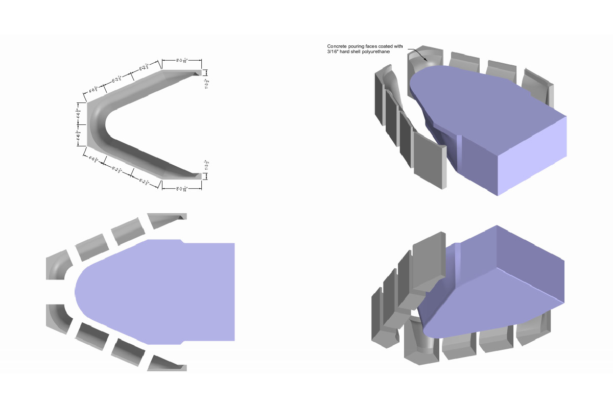 Formwork process approval drawings