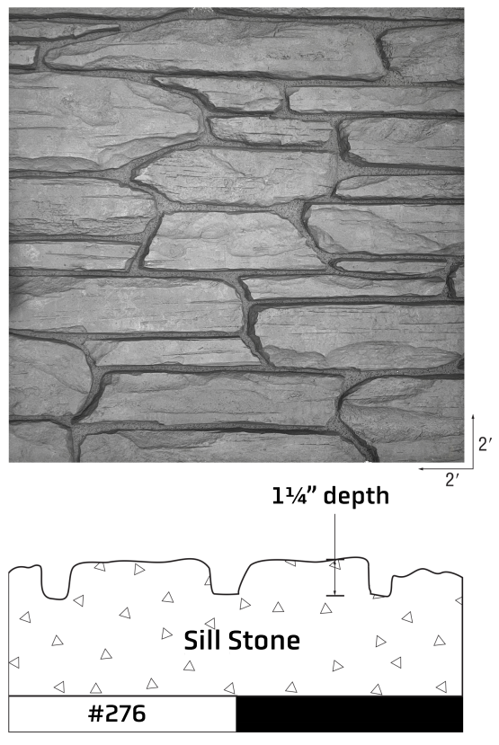 276 Sill Stone Feature